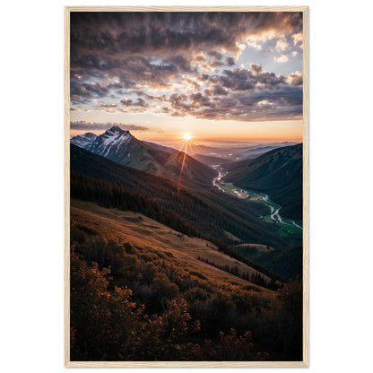 Premium Matte Paper Wooden Framed Poster