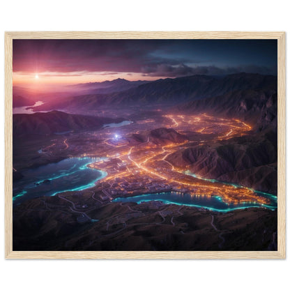 Premium Matte Paper Wooden Framed Poster