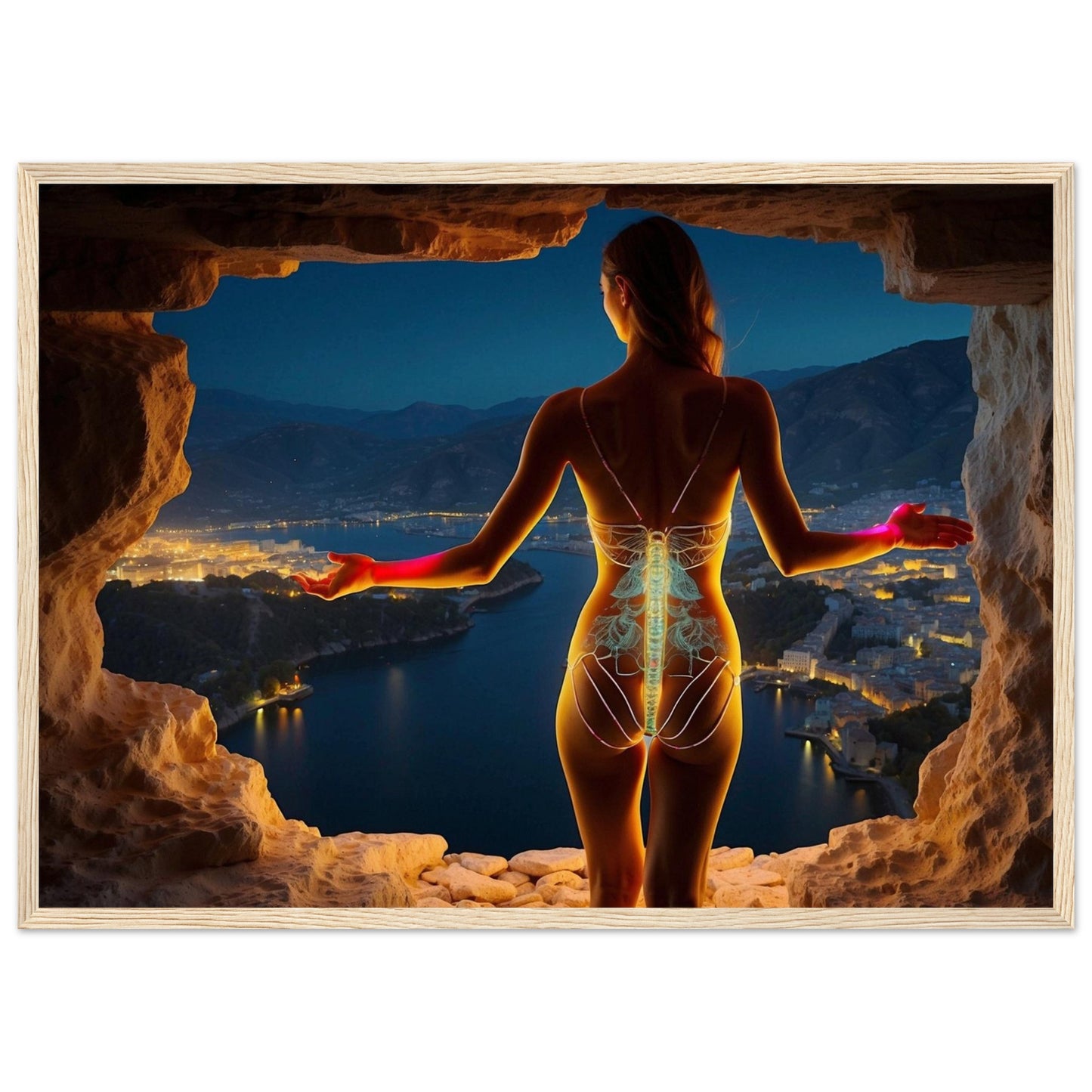 Premium Matte Paper Wooden Framed Poster