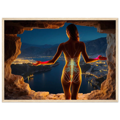 Premium Matte Paper Wooden Framed Poster