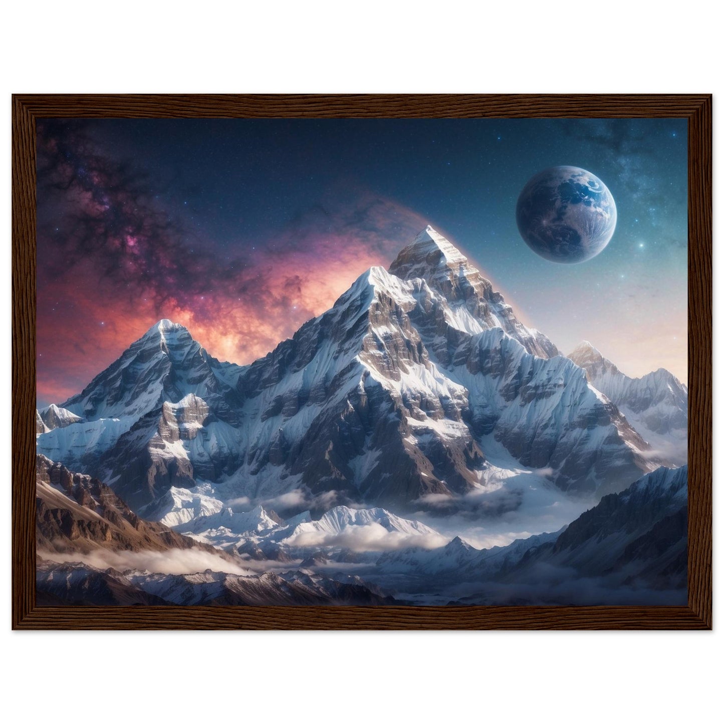 Premium Matte Paper Wooden Framed Poster