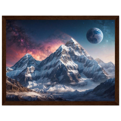 Premium Matte Paper Wooden Framed Poster