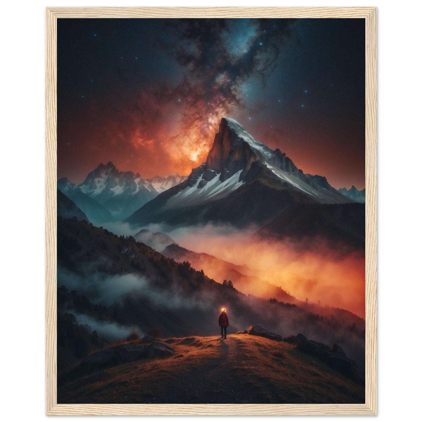 Premium Matte Paper Wooden Framed Poster