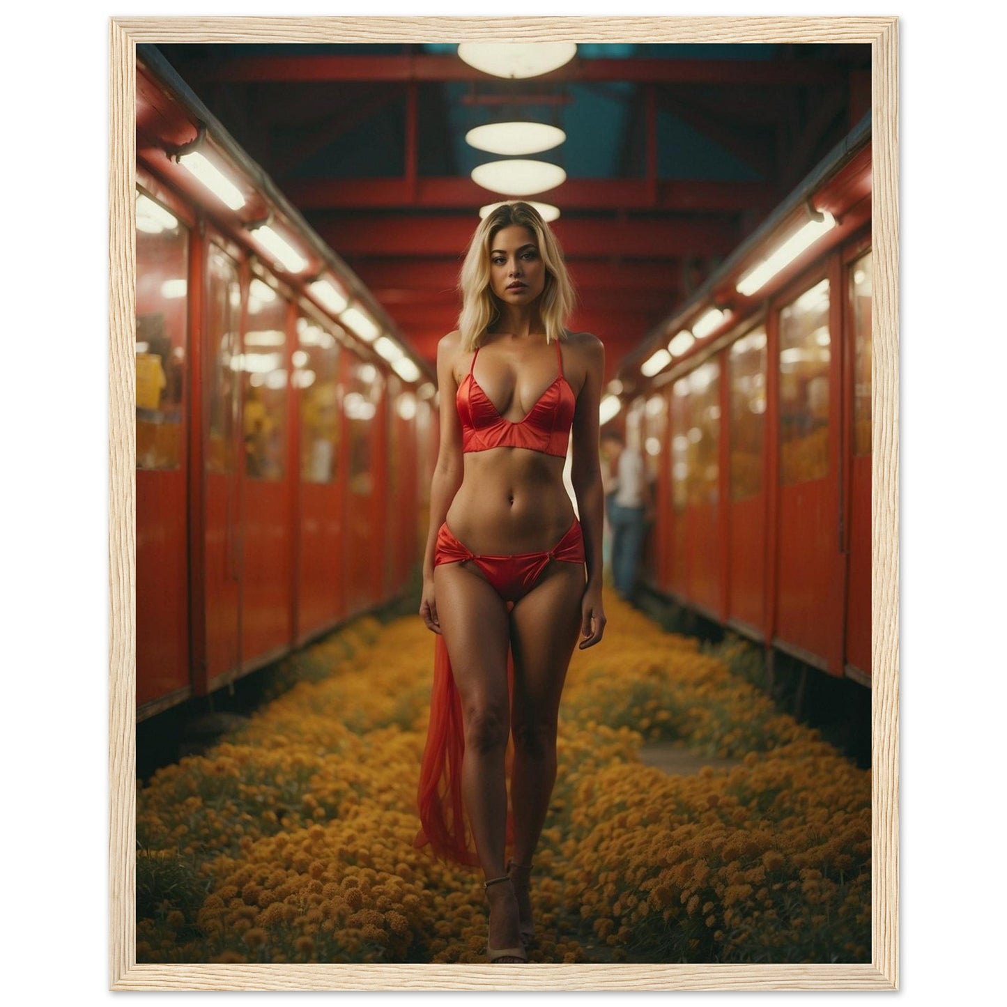 Premium Matte Paper Wooden Framed Poster
