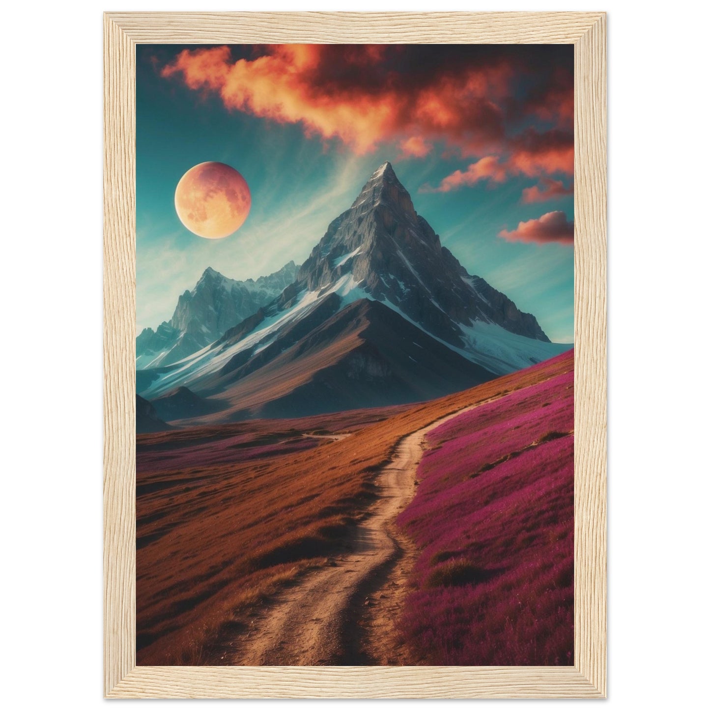 Premium Matte Paper Wooden Framed Poster