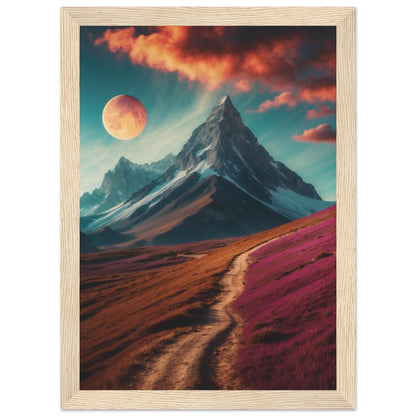 Premium Matte Paper Wooden Framed Poster