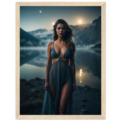 Premium Matte Paper Wooden Framed Poster