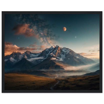 Premium Matte Paper Wooden Framed Poster