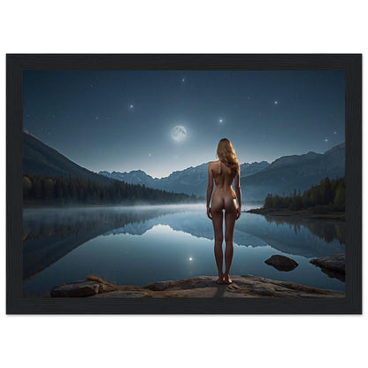 Premium Matte Paper Wooden Framed Poster