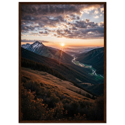Premium Matte Paper Wooden Framed Poster