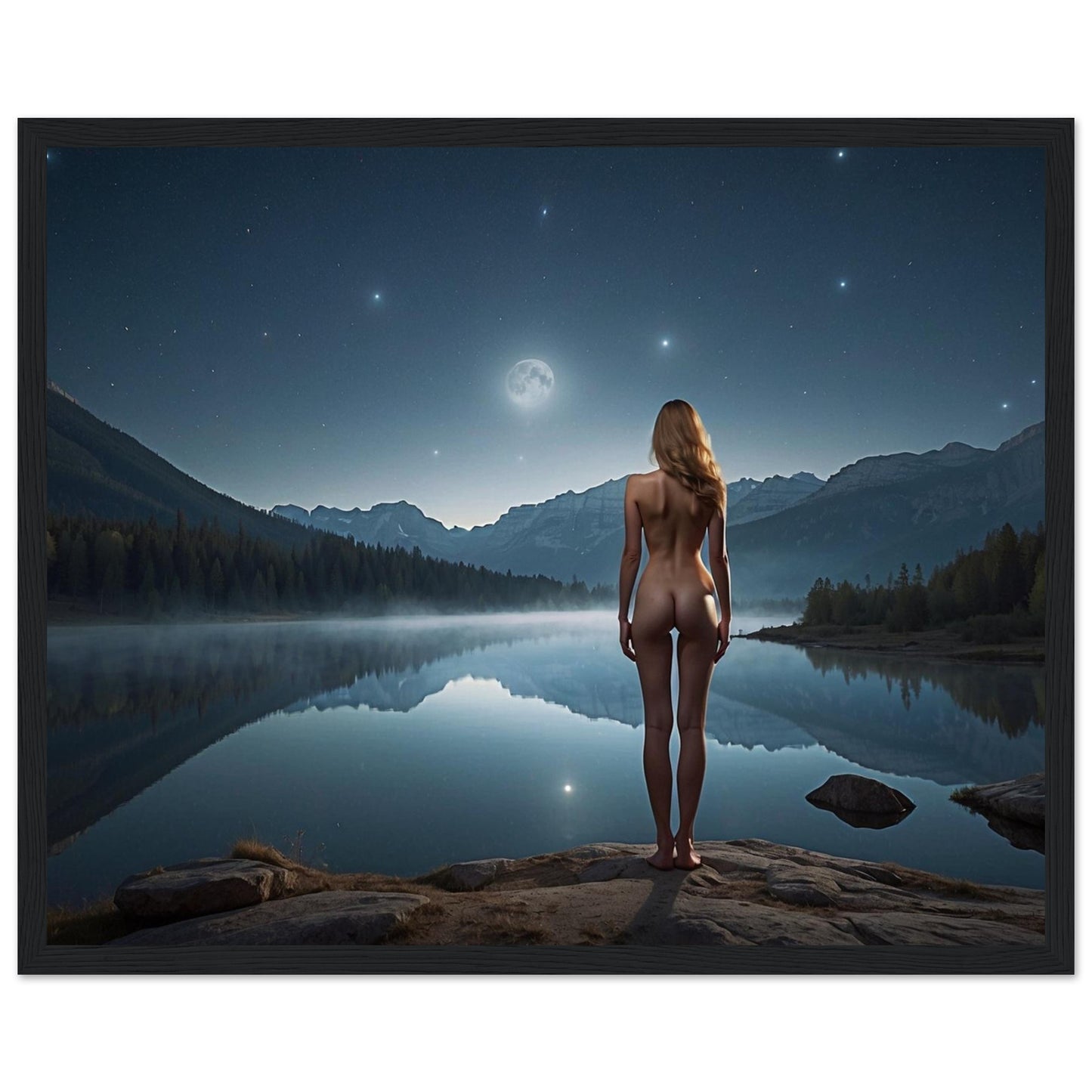 Premium Matte Paper Wooden Framed Poster