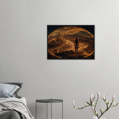 Premium Matte Paper Wooden Framed Poster