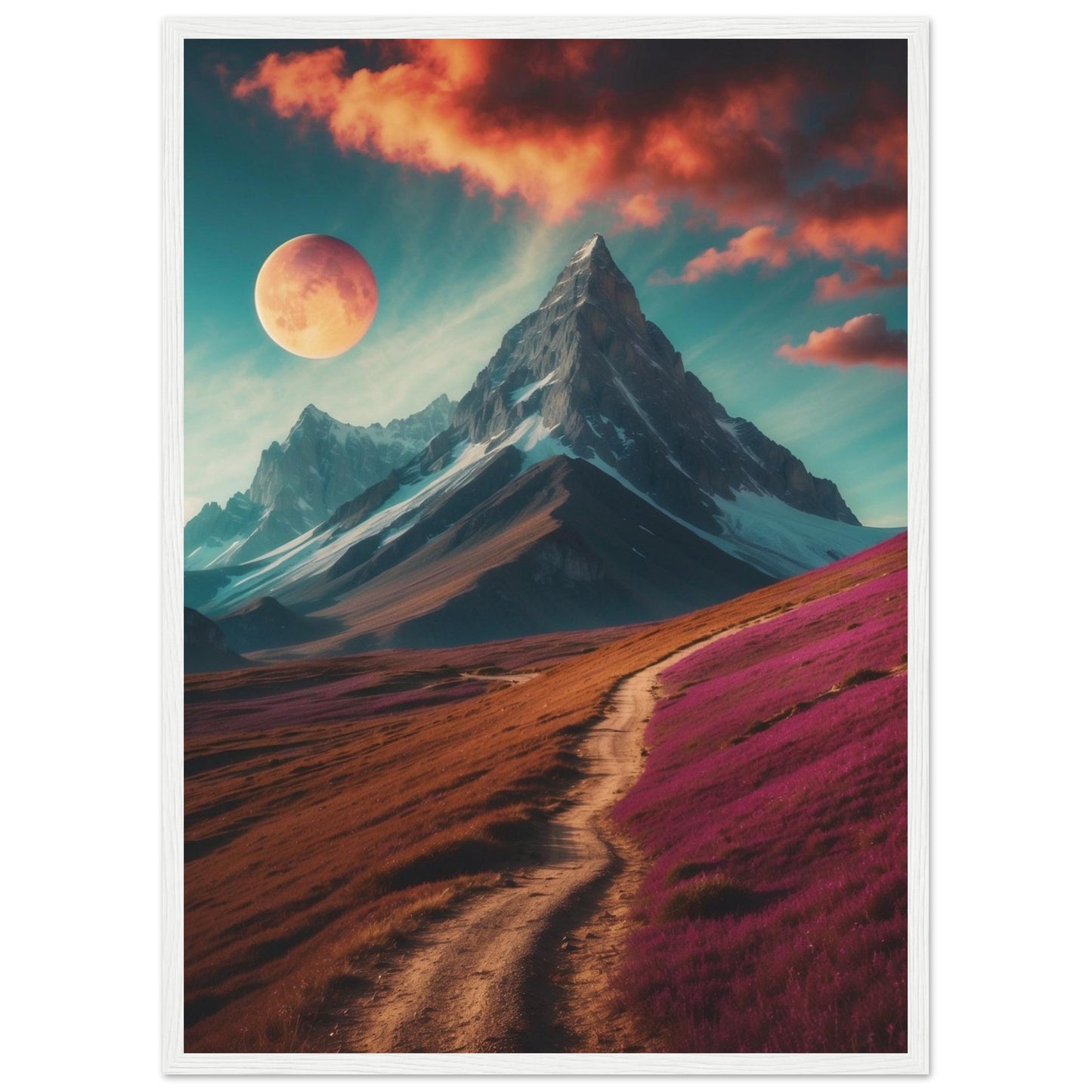 Premium Matte Paper Wooden Framed Poster
