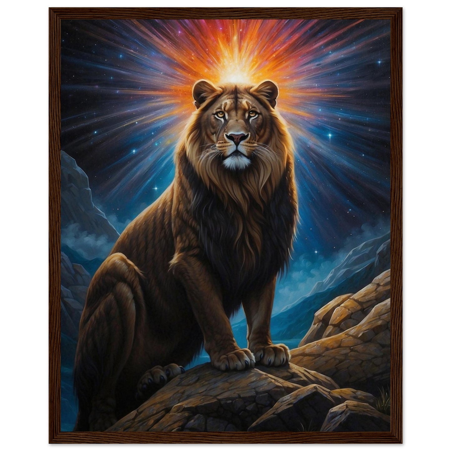 Premium Matte Paper Wooden Framed Poster