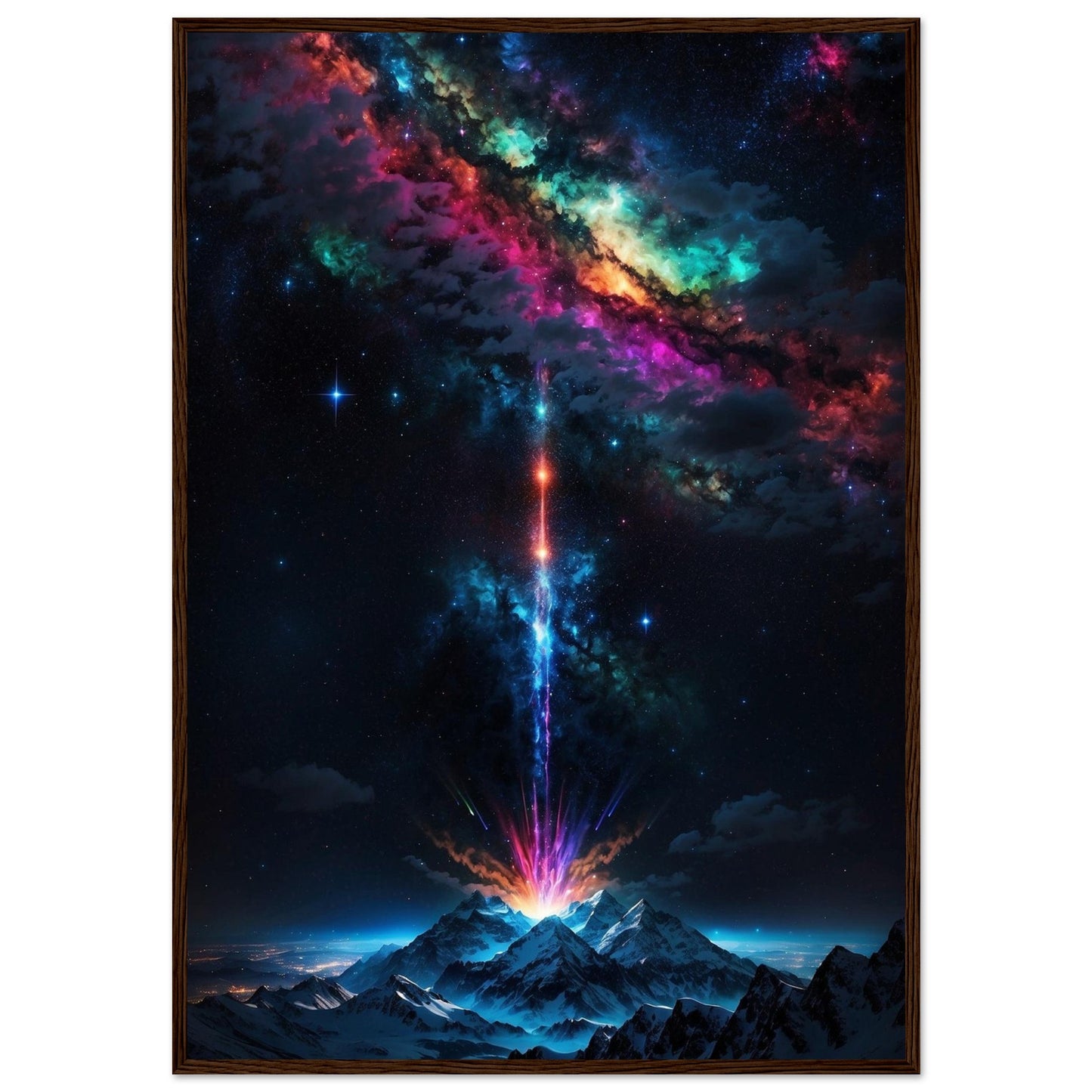 Premium Matte Paper Wooden Framed Poster