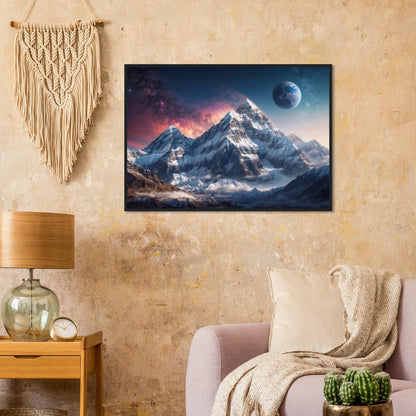 Premium Matte Paper Wooden Framed Poster