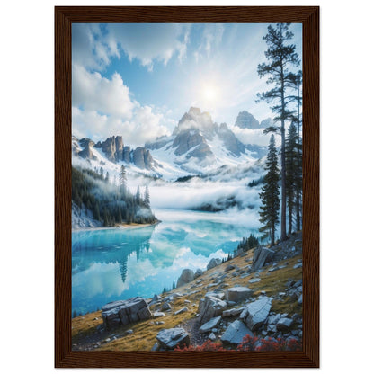Premium Matte Paper Wooden Framed Poster