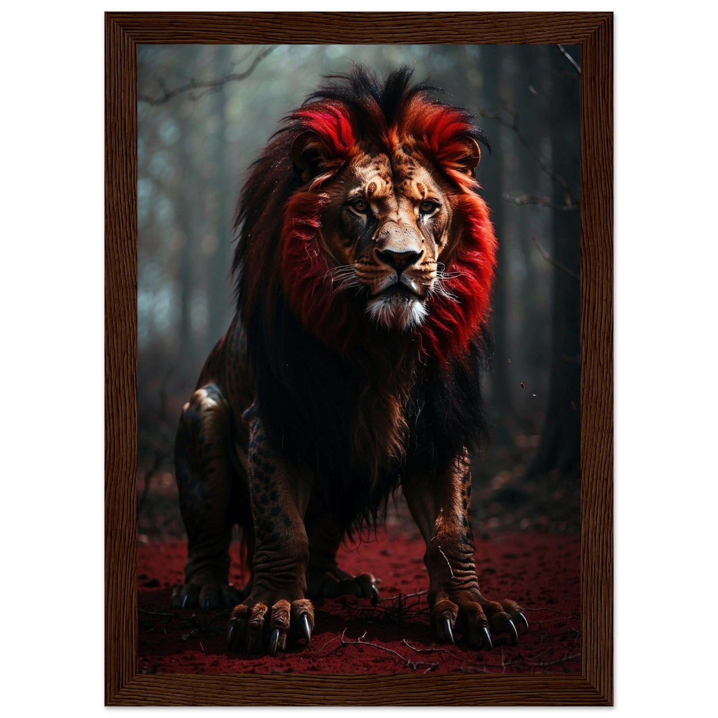 Premium Matte Paper Wooden Framed Poster