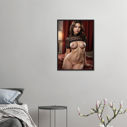 Premium Matte Paper Wooden Framed Poster