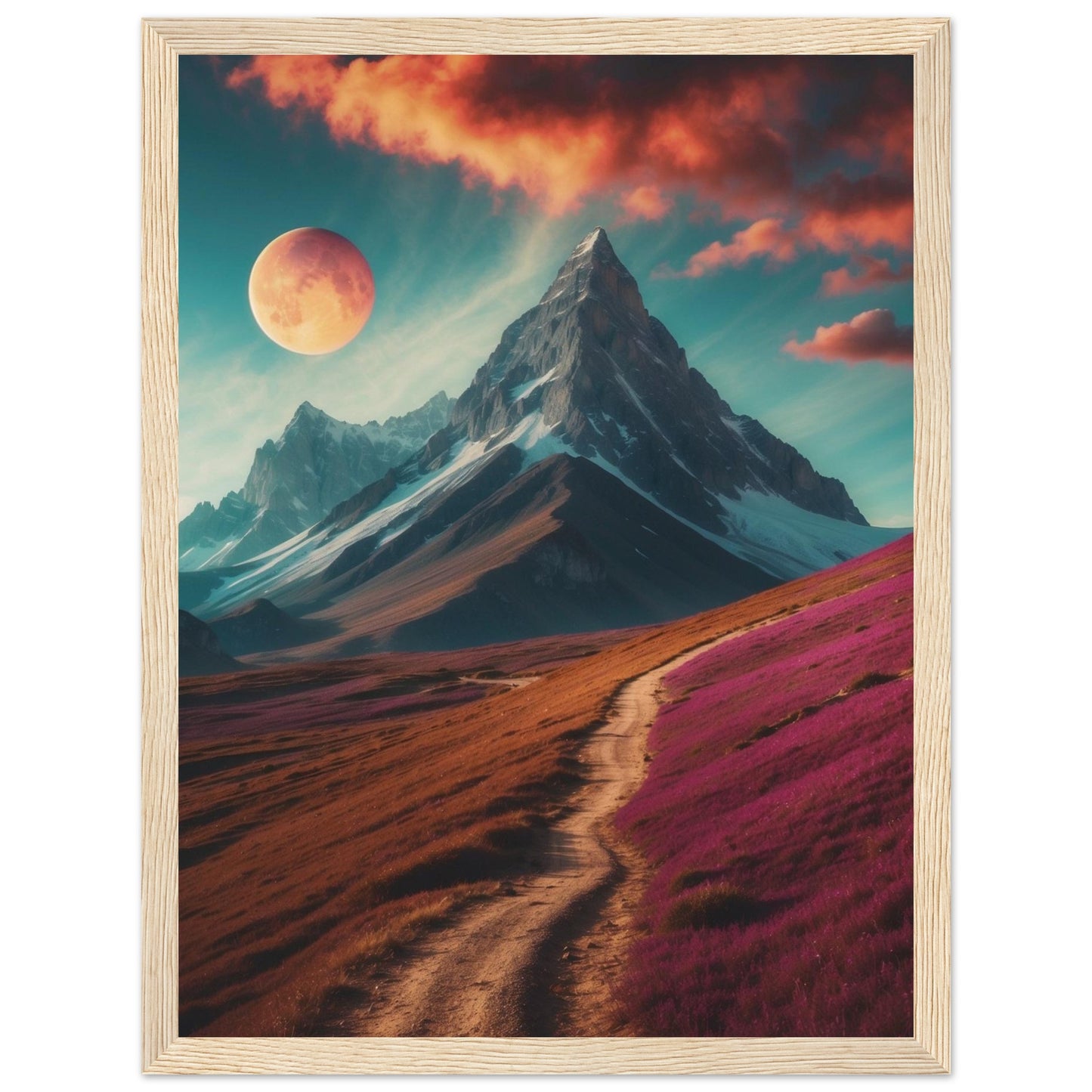 Premium Matte Paper Wooden Framed Poster