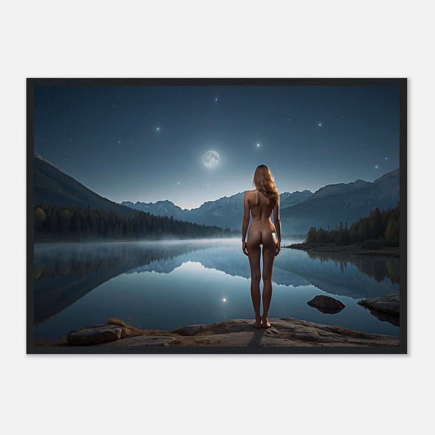 Premium Matte Paper Wooden Framed Poster