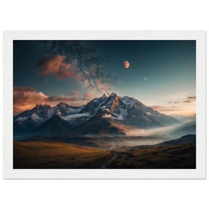 Premium Matte Paper Wooden Framed Poster