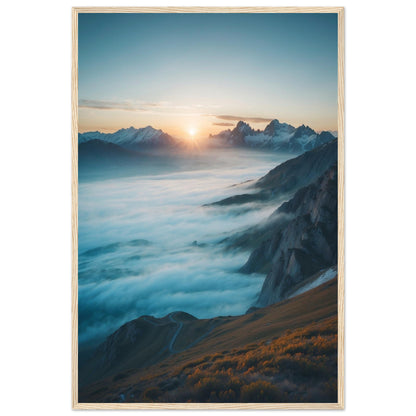 Premium Matte Paper Wooden Framed Poster