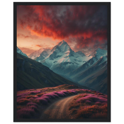 Premium Matte Paper Wooden Framed Poster