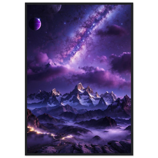 Premium Matte Paper Wooden Framed Poster