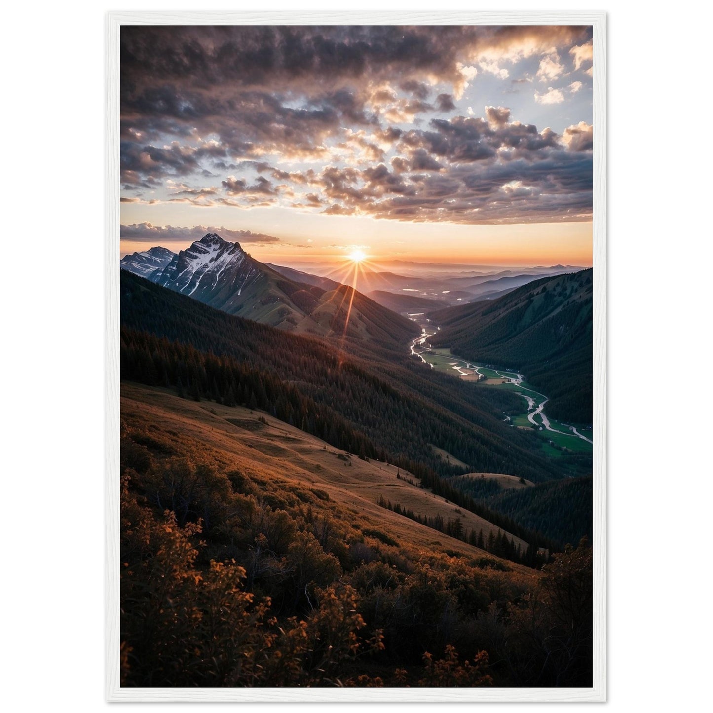 Premium Matte Paper Wooden Framed Poster