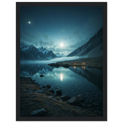 Premium Matte Paper Wooden Framed Poster