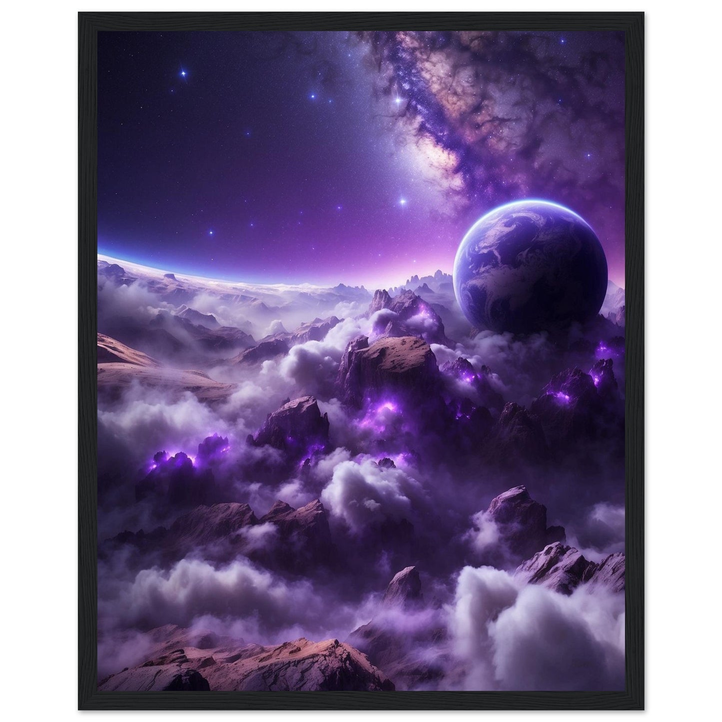 Premium Matte Paper Wooden Framed Poster