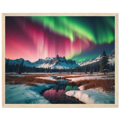 Premium Matte Paper Wooden Framed Poster