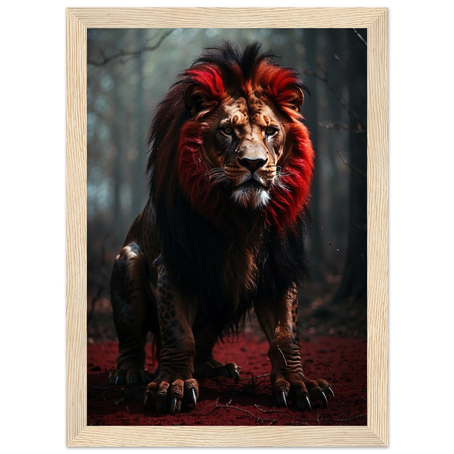 Premium Matte Paper Wooden Framed Poster