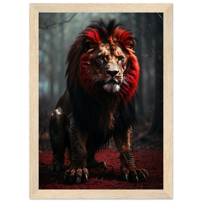 Premium Matte Paper Wooden Framed Poster