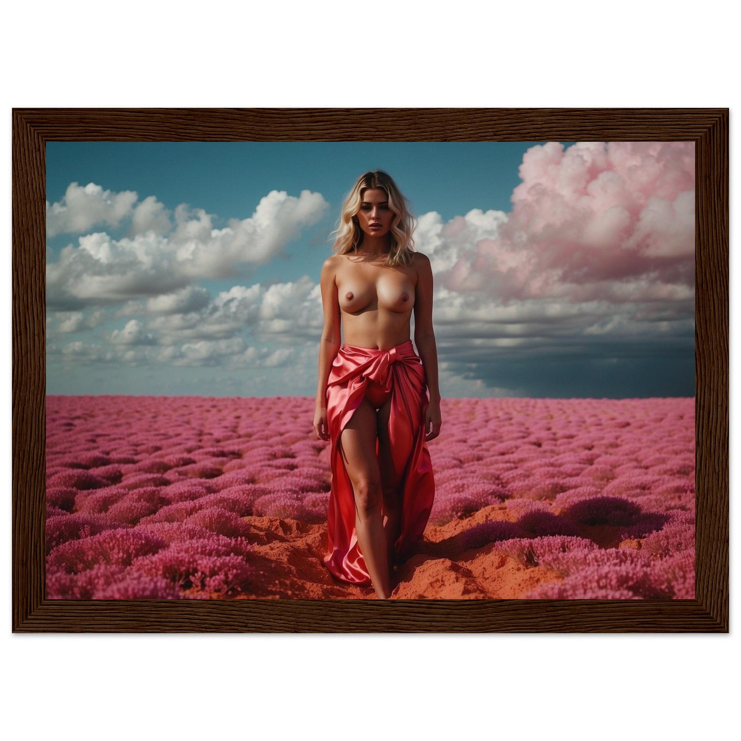 Premium Matte Paper Wooden Framed Poster