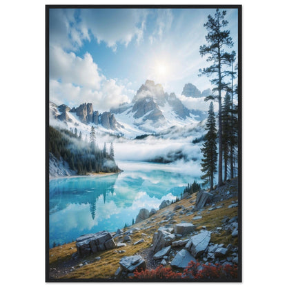 Premium Matte Paper Wooden Framed Poster