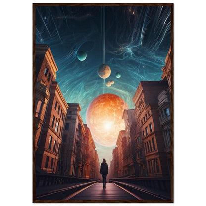 Premium Matte Paper Wooden Framed Poster