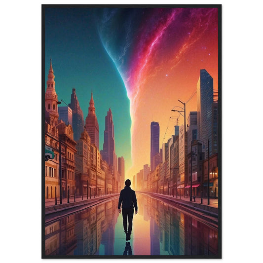 Premium Matte Paper Wooden Framed Poster
