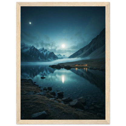 Premium Matte Paper Wooden Framed Poster