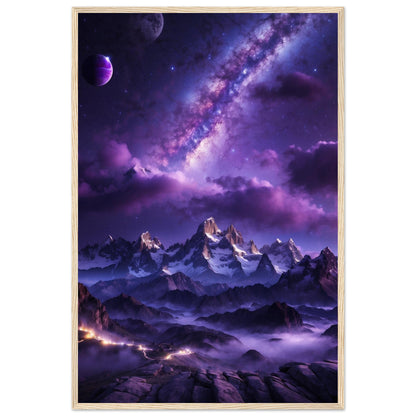 Premium Matte Paper Wooden Framed Poster