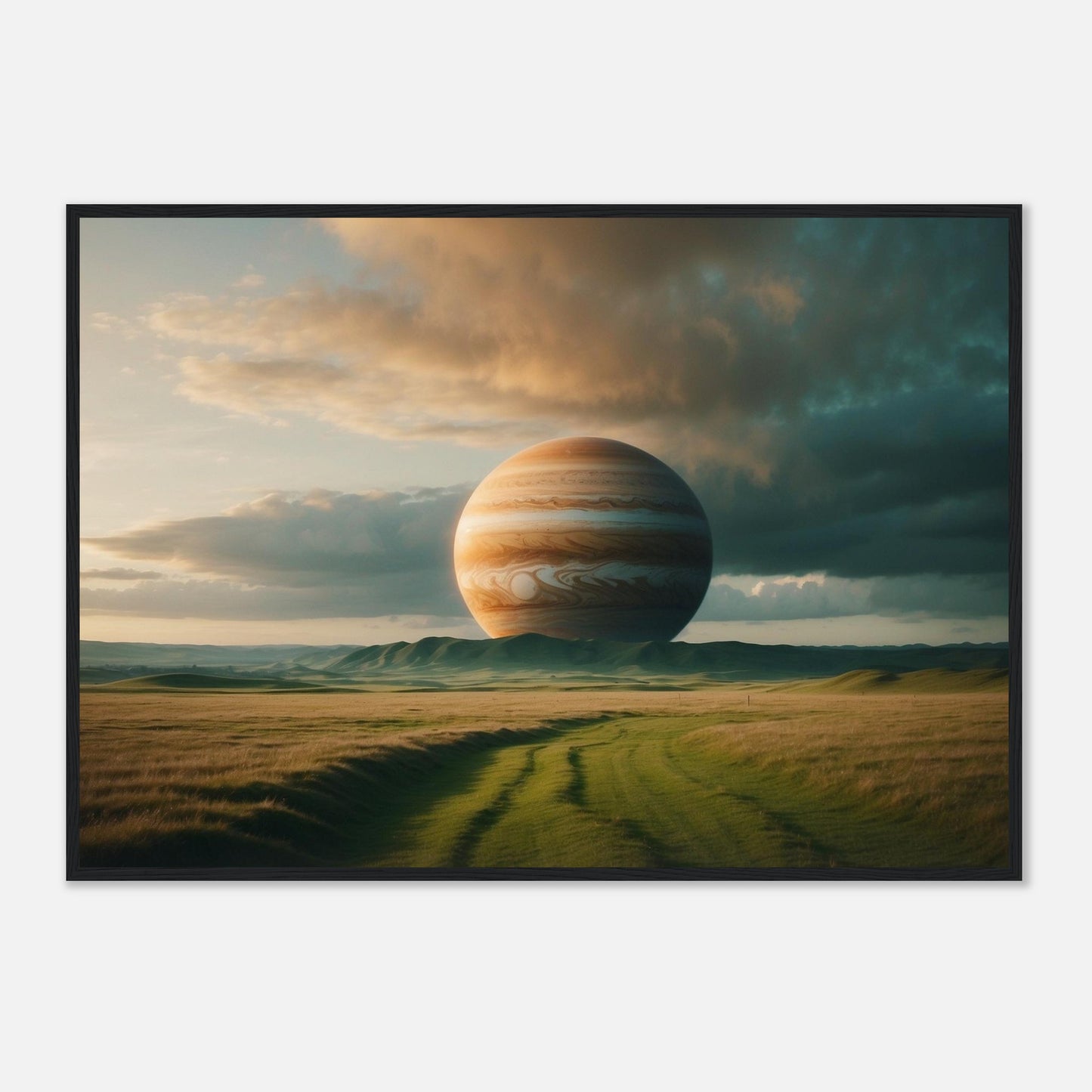 Premium Matte Paper Wooden Framed Poster
