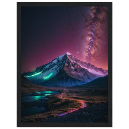 Premium Matte Paper Wooden Framed Poster