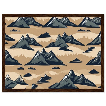Premium Matte Paper Wooden Framed Poster
