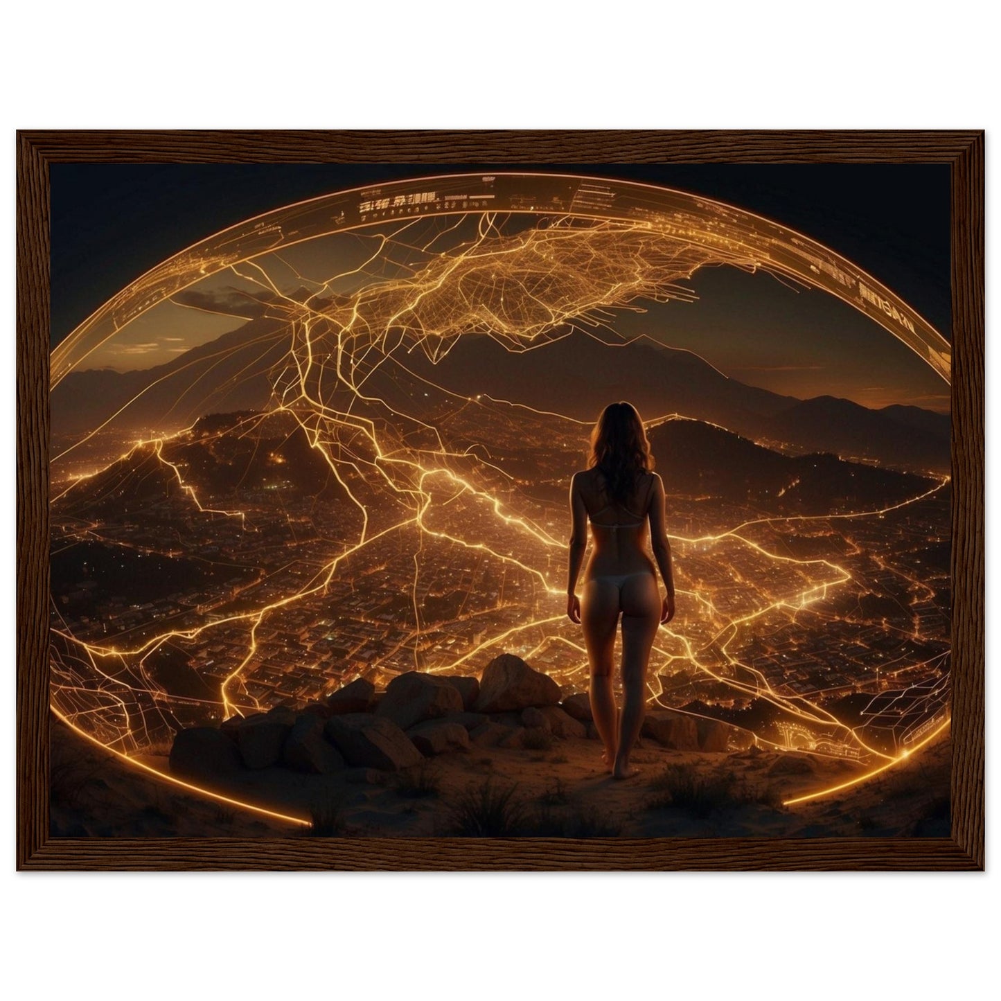 Premium Matte Paper Wooden Framed Poster