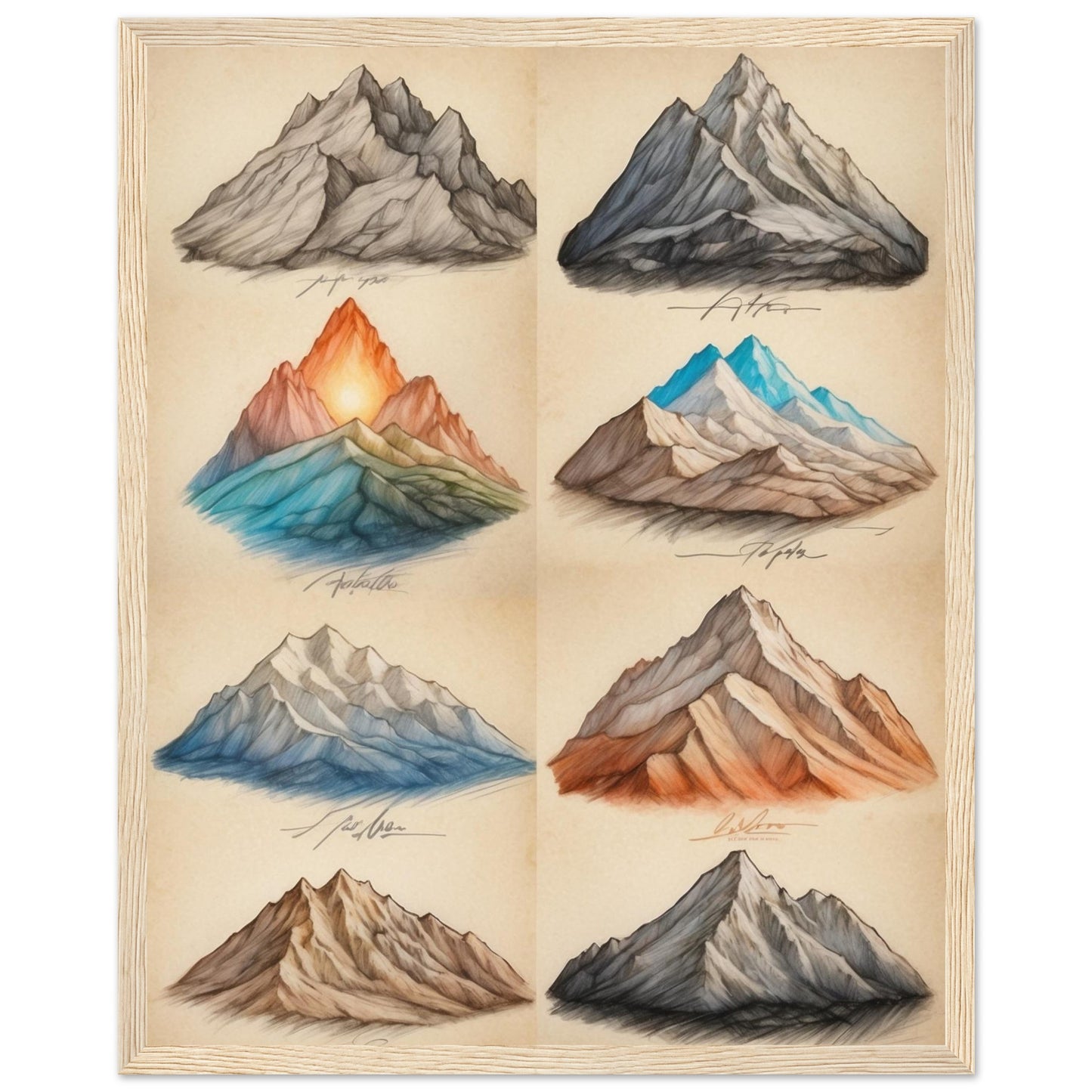 Premium Matte Paper Wooden Framed Poster