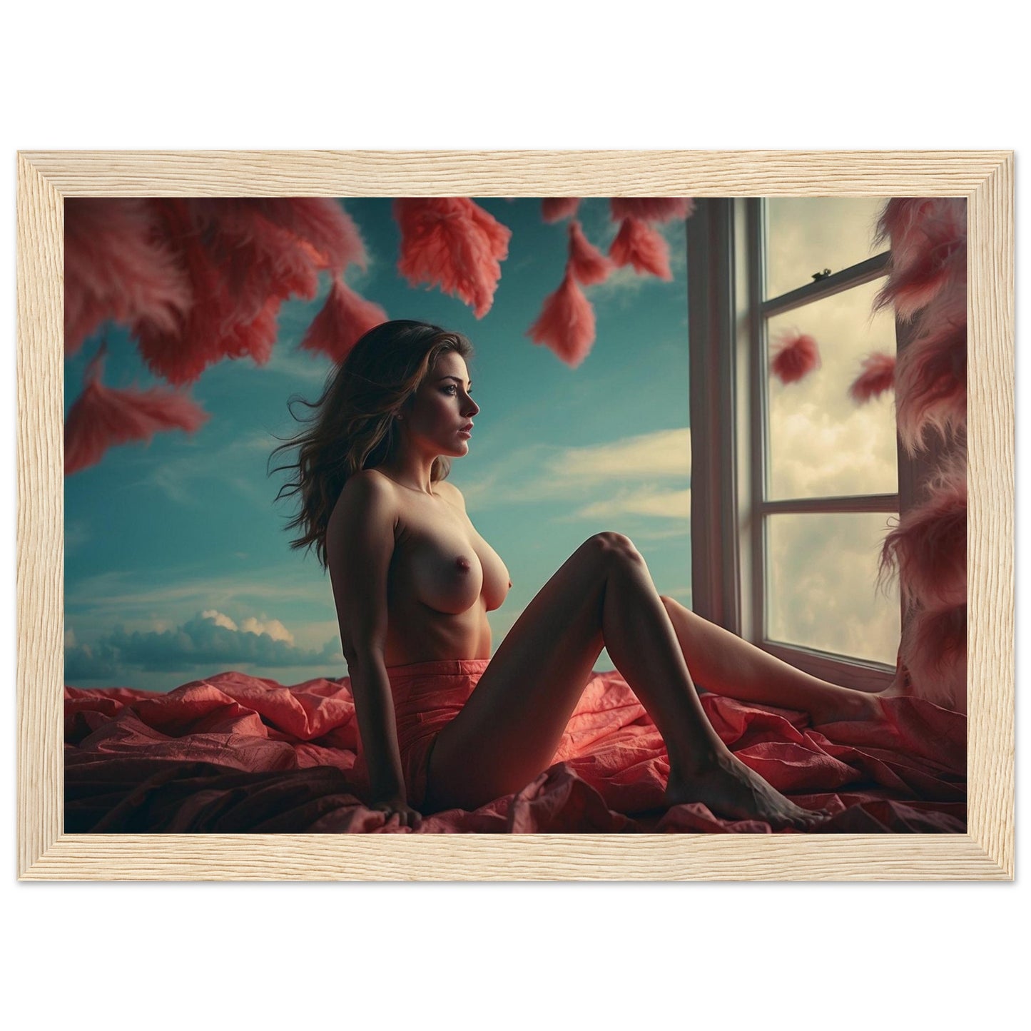 Premium Matte Paper Wooden Framed Poster