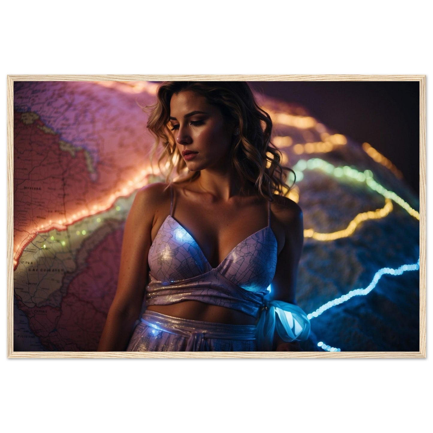 Premium Matte Paper Wooden Framed Poster