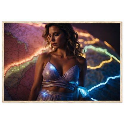 Premium Matte Paper Wooden Framed Poster
