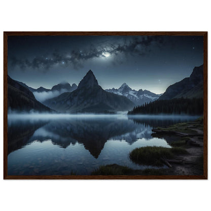 Premium Matte Paper Wooden Framed Poster